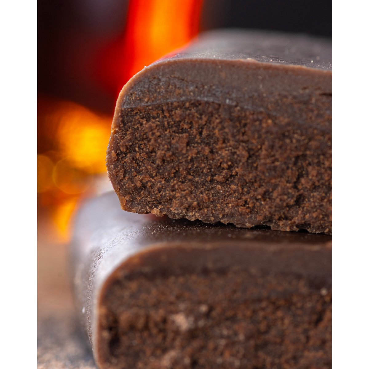 Barrita de chocolate Gourmet "Cacao y Ron" 25g - Chocolate Vegano, Sin Azúcares Añadidos y Sin Gluten (sin alcohol)