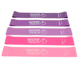 Bandes de résistance Wow pêche - Rose