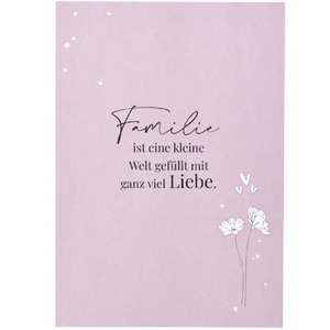 Postcard - family is ...