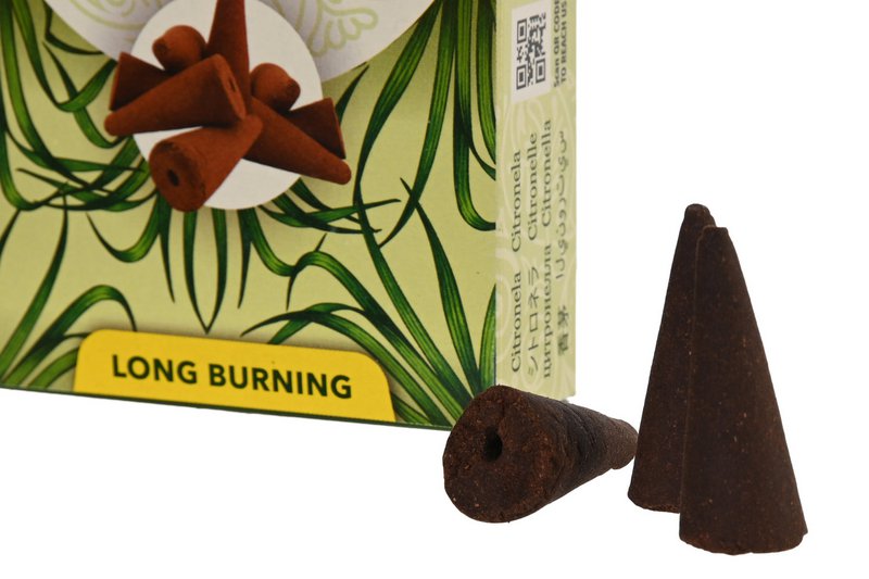 INCIENSO CONO SET 10 AROMA 1,5X1,5X3,5 CITRONELA IN205498