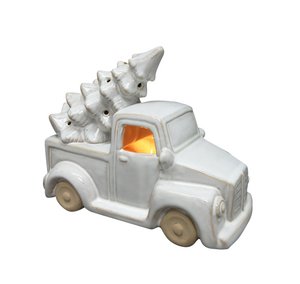 SANTA LILA Figuur auto 21,7x10,3xh15,5cm