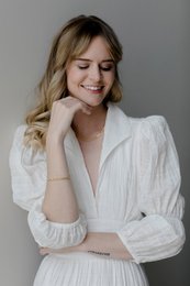Lou Curb halskæde - guld