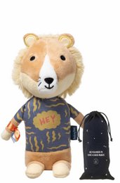 Boîte à musique jouable librement Eddie le lion – sac en tissu