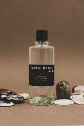 A hydrosol containing blackcurrant and fluorite, a gentle facial cleanser in 50ml and 100ml sizes.