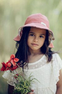 AVA ALMOND summer hat for girls
