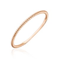 Ring Twist, 18K rose gold