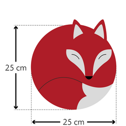 Bio-Körnerkissen für die Mikrowelle, Wärmekissen ideal für den Bauch, Fuchs Luca