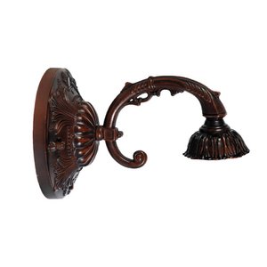 Wandlamp Tiffany 15x23x15 cm Bruin Metaal Muurlamp