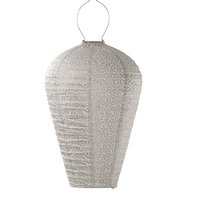 Lumiz Solar Lampion Sashiko - XL - Light Taupe