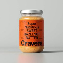 Sweet hazelnut butter in 6 jars, 250g each. Creamy, nutty, and nutritious spread perfect for toast, sandwiches, and baking.
