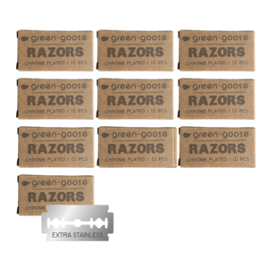 green-goose Razor blades | 10x10 Pieces