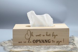 Handkerchief box oh how nice it is to be in the shelter