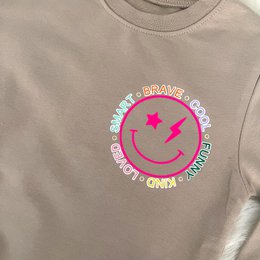 Sweater Smiley - Neon Pink