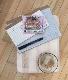 Vanilla and choc chip Cookie, organic, Kookie Cat, 50g