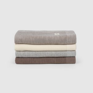 Kinderbettdecke (100 x 140 cm) – gestrickt – Merinowolle