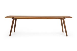 Classic, timeless walnut bench »Nikklas«