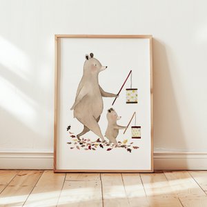 Kunstdruck - Laternenumzug