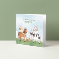 Wenskaart | Hieperdepiep hoera Boerderij