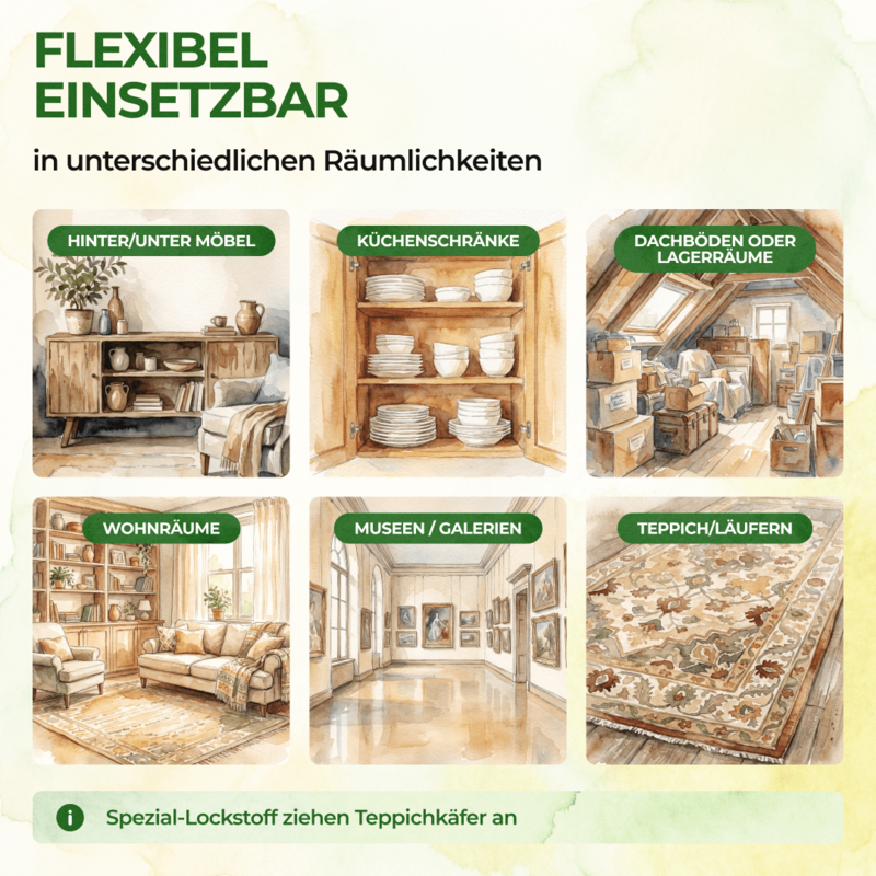 Teppichkäfer Falle