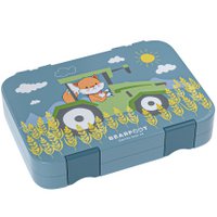 Children's lunch box with compartments, lunch box, bento box - tractor