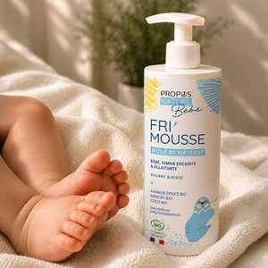 FRI'MOUSSE MASSAGEÖL – BABY, KIND, SCHWANGERE FRAU – DEHNUNGSMARKEN – 200ML