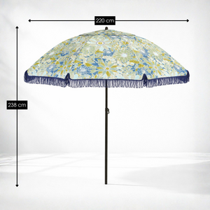 Parasol Bloem Blauw