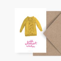 Postkarte / Pullover No. 2