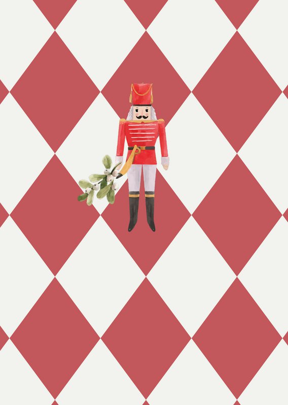 Sæt med 8 julekort inkl. kuvert - Christmas Cracker