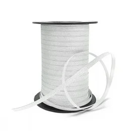 Decorative ribbon in various colors including rose, sage, gold, and black. The ribbon is 5mm wide and 150m long, suitable for crafting and gift wrapping.