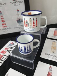 WADDEN LIGHTHOUSES CANDLE IN A CUP