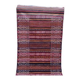 Tapis Vintage Rouge Mexicain Baluch Soumak