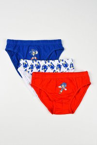 Lot de 30 Unités | Boite De 3 Slips Sonic Enfant | Produits Sous Licence Officielle | SUN CITY Group