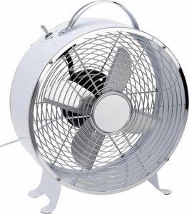 Table fan Ø26cm 25W white 2 speed.