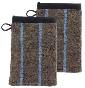 Lot de 2 gants de toilette Charly Potatoes 15 x 21