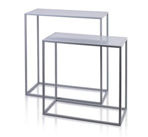 CEDRIC SET VAN 2 CONSOLES XL:62x26,5x68cm L:55x25x55cm