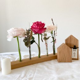 minimalistisk blomstereng - 3 varianter - inklusive glasrør - eg