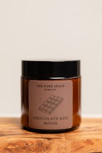 CHOCOLATE KISS Mood Kerze - Braunglas Mini