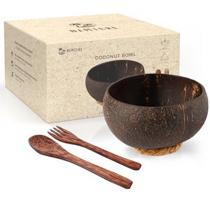 Coconut Bowl Set XL • Zero Waste • Natural
