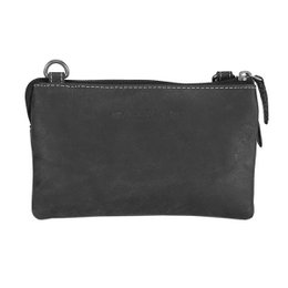 Lille skuldertaske I 3 farver Buffalo Læder - Festivaltaske - Lædertaske Lille - Crossbody taske til kvinder - Str. M