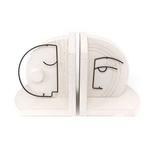 SET OF 2 CARA BOOKENDS HH2540346