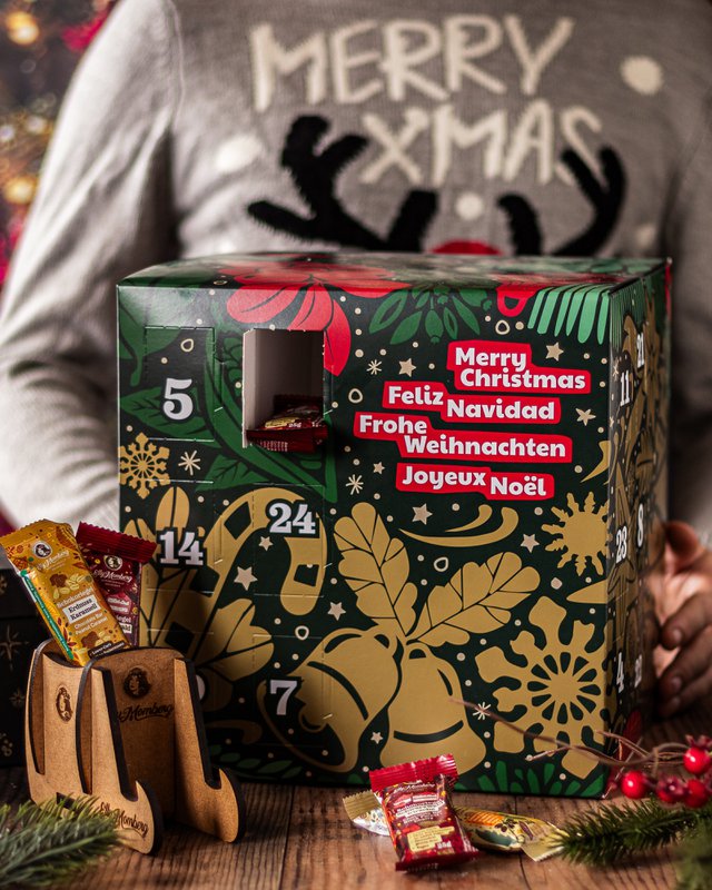Veganer Adventskalender Würfel – Ohne Zuckerzusatz, vegan, glutenfrei