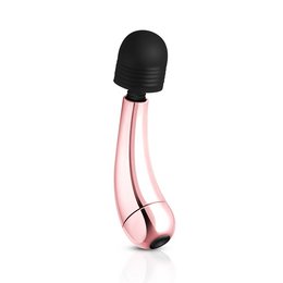 Rosy Gold - Nouveau Mini Curve Massager, a sleek and stylish personal massager with a curved design for targeted stimulation.