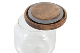 BOTE SÆT 3 CRISTAL ACACIA 8,5X8,5X7,5 300ML PC205141
