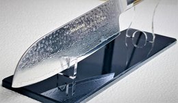 Nagasaki håndhamret Santoku-kniv