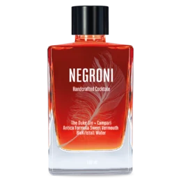 A classic Italian cocktail made with Campari, sweet vermouth, and gin, served over ice with an orange slice garnish.