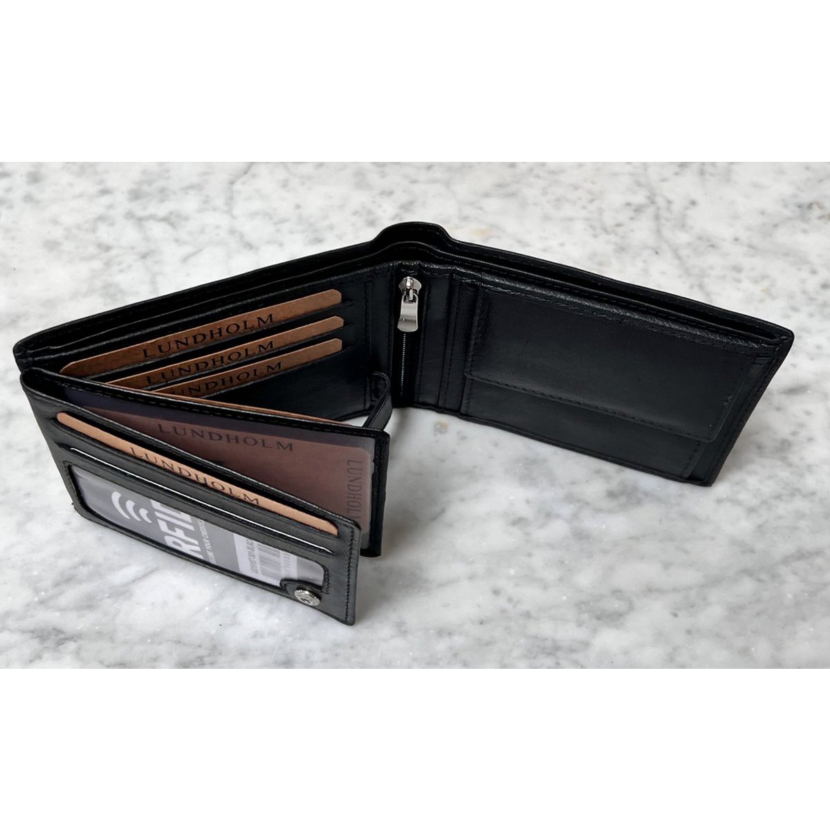 Lundholm Luxus Geschenkset Leder Herren Geldborse RFID kompakt und Gurtel Herren Leder braun Cognac Geschenk fur Mann Herrengeschenke Geschenkset Vatertagsgeschenk Vatertagsgeschenk Geschenk Mann Herr...