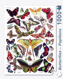 New York Puzzle Company Puzzle Butterflies~Papillons - 1000 pieces