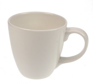 Tasse weißes Porzellan