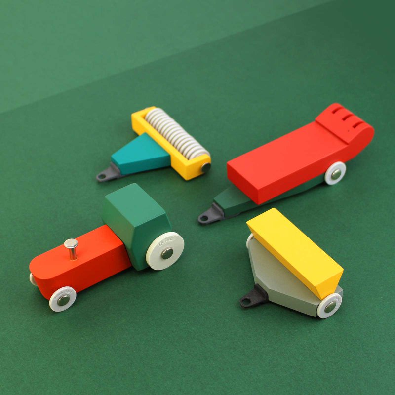 Floris Hovers Duotone Car No.7 - Tractor Set
