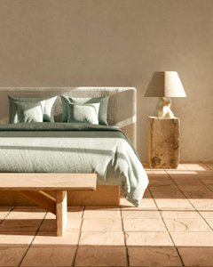 Duvet Cover Pure Menorca 240 x 220 + 2 (green)